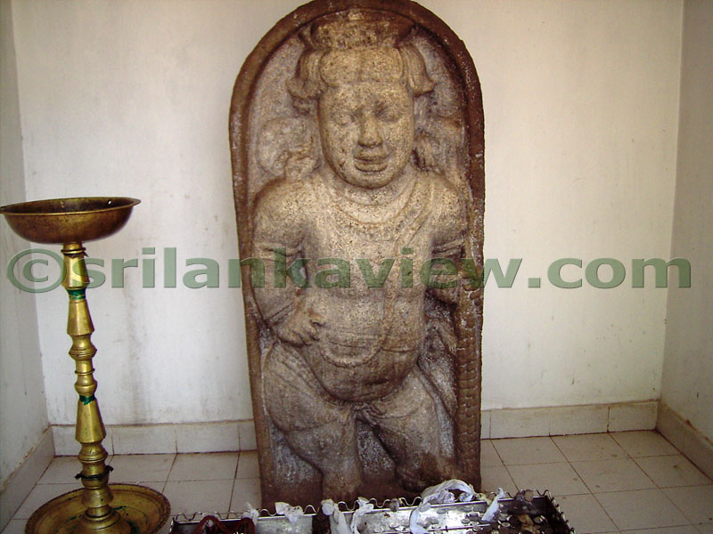 Bahirava sculpture at Abayagiriya Stupa.