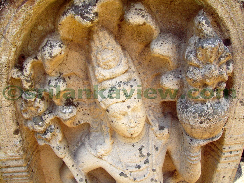 Close up of Guardstone figure.Ratnapasada 