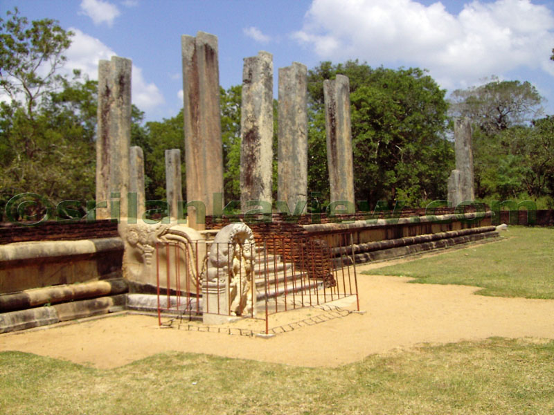 Ratnapasada or the Chapter House was built around 164-192 AD.by King Kanittth Tissa.