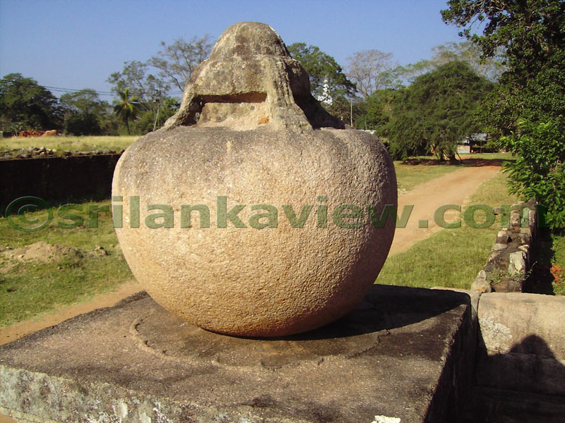 Stone Vase, The Symbol of Prosperity,Terrace, Jethavana Stupa