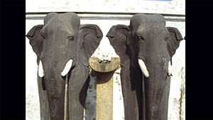 Ruwanweliseya Stupa Elephant Wall