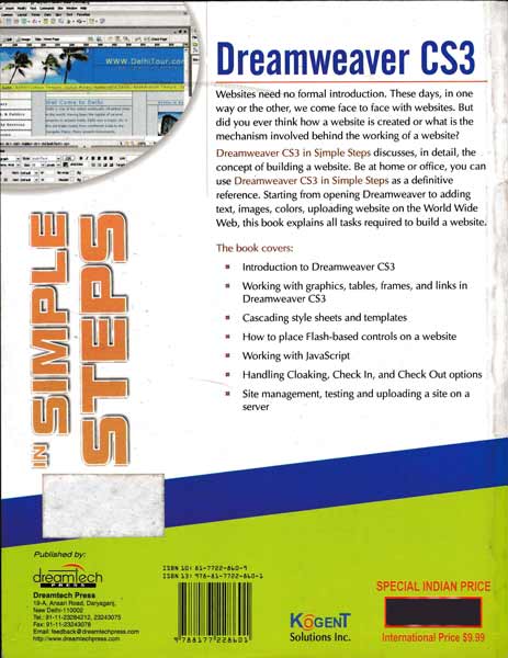 Dreamweaver CS3 in Simple Steps