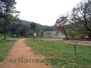 Dambulla Temple Rock Stepway surroundings
