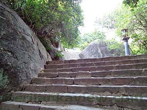 Dambulla Temple Rock Stepway surroundings
