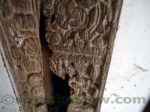 >Old Timber Work and Water drip ledges
