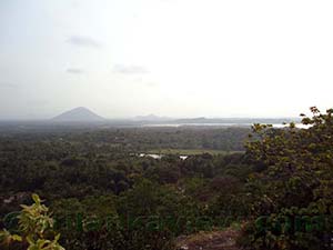 Dambulla Temple Rock Stepway surroundings

