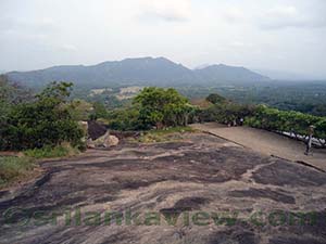 Dambulla Temple Rock Stepway surroundings
