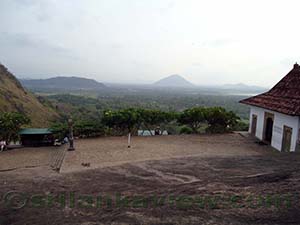 Dambulla Temple Rock Stepway surroundings
