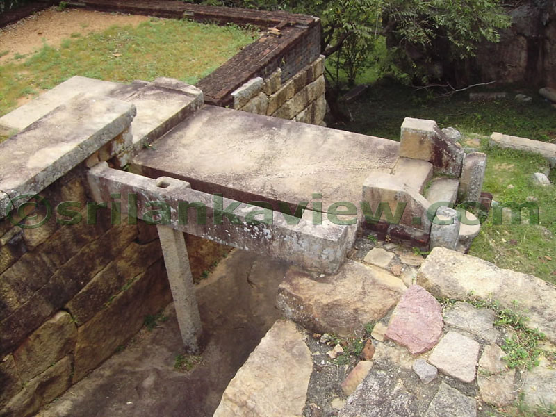 Stone Bridge connecting to the building.