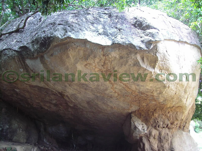 Cave with the drip line prominently seen.