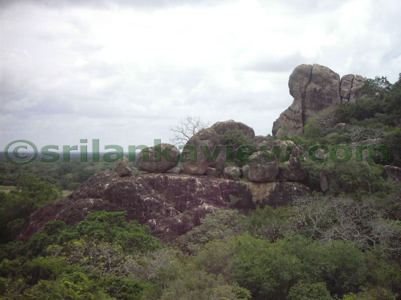 Landscape seen from Upper Cave areas.