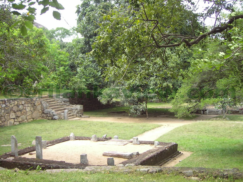 The two Kuti or the Rooms near vatadagaya.Hattikuchchi Viharaya
