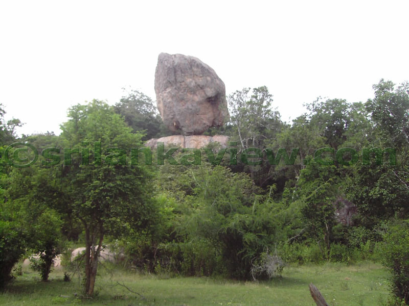 The area surrounding the Balanced rock.