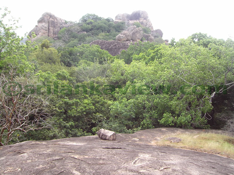 Other Rock boulders seen from Hattikuchchi rock.