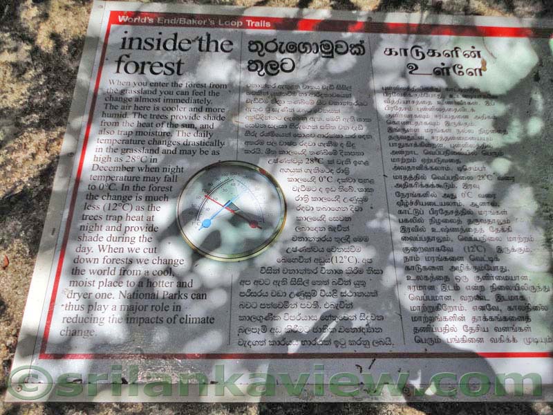 Horton Plains National Park and vicinity