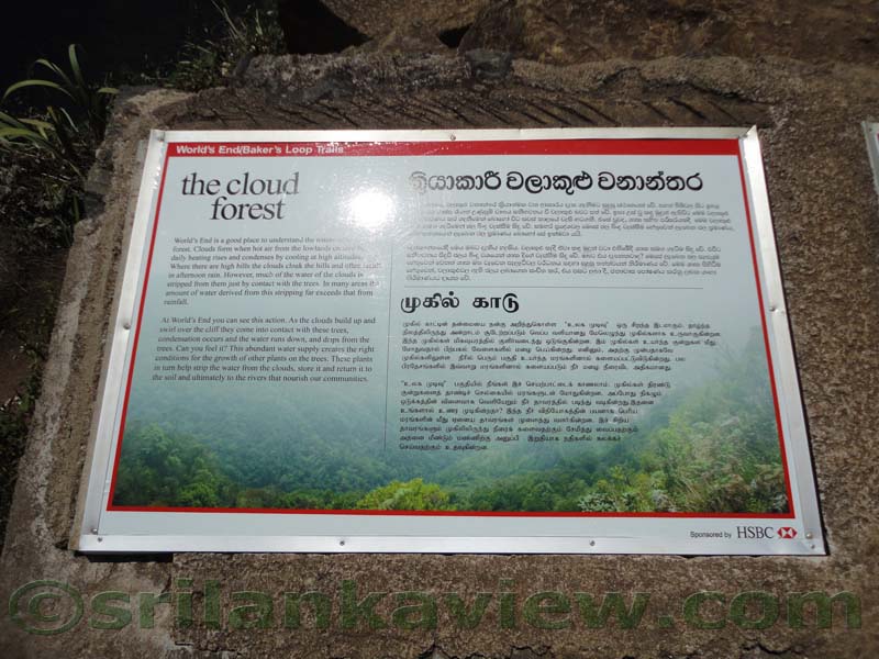 Horton Plains National Park and vicinity