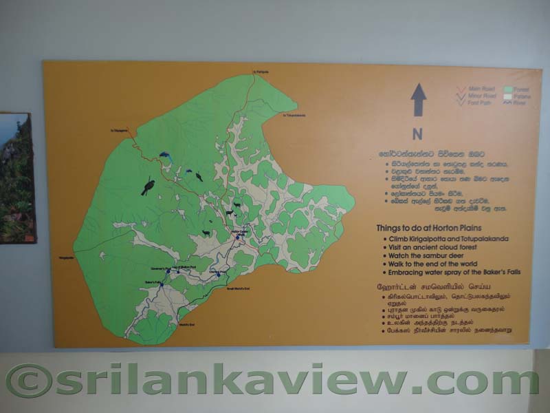 Horton Plains National Park and vicinity