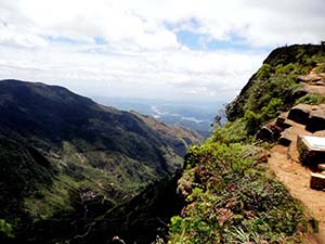 Scenery and surrounding landscape at the Greater World's End

Horton Plains National Park
