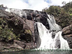 Baker's Falls, Landscape from the water pool below

Horton Plains National Park
