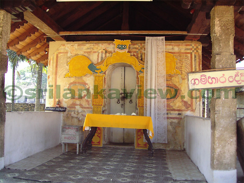 A temple dedicated to the God of the Villages, at the Natha Temple premises.