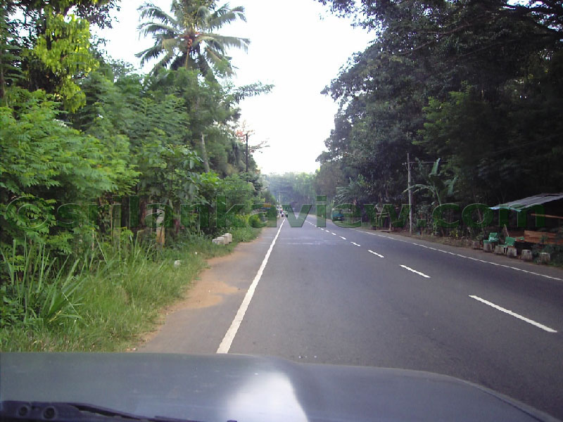 Approaching Matale from Kandy Motor way.