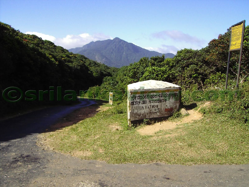 Approaching Matale from Kandy Motor way.