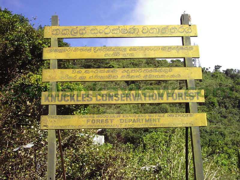 Approaching Matale from Kandy Motor way.