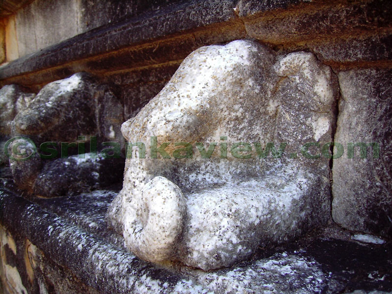 Sculptured Elephant, Kantaka Chetiya