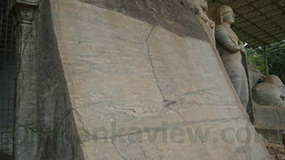 Gal Viharaya Inscription Stone slab