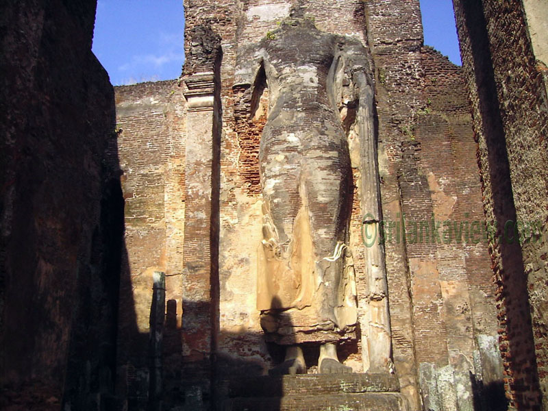 The Buddha statue is 41 feet in height.