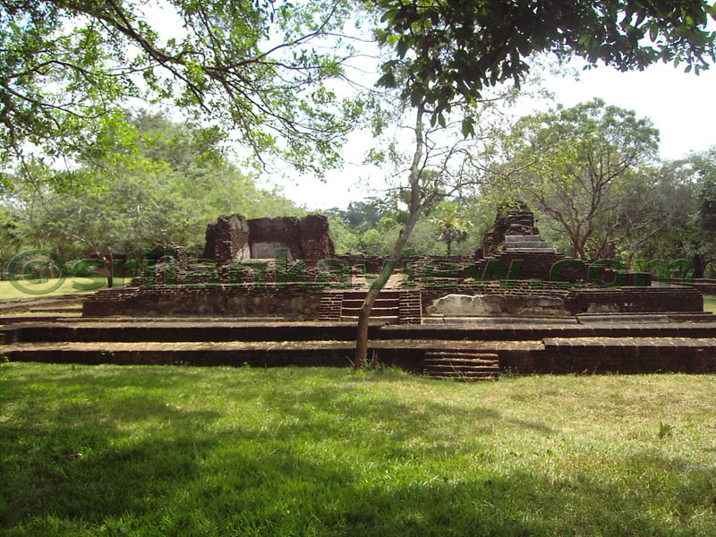 The Audience Hall at Nissankamalla Royal Park near to the Council Chamber,Polonnaruwa
