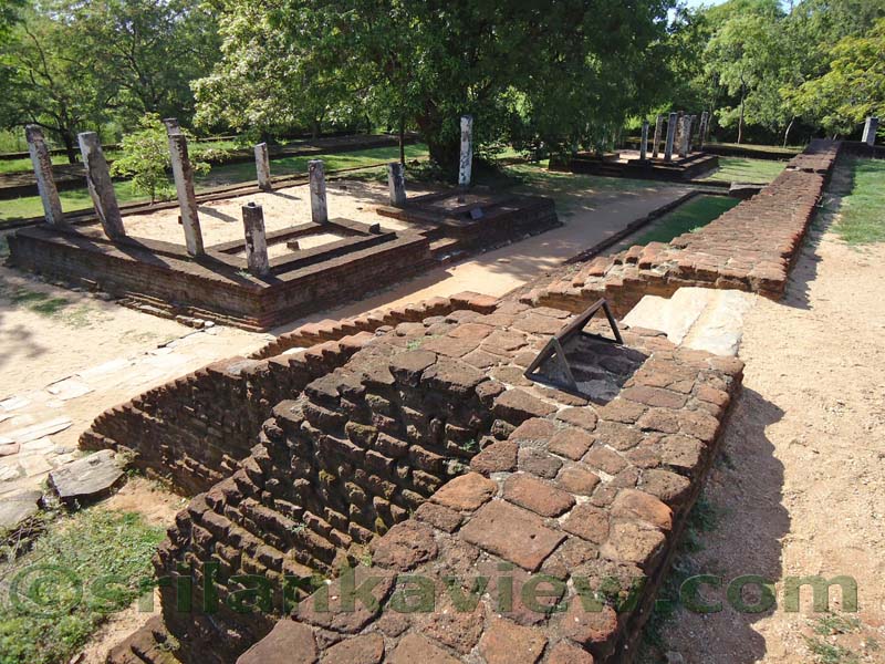 Monastery buildings at the 3rd terrace of Pothgul Vehera 