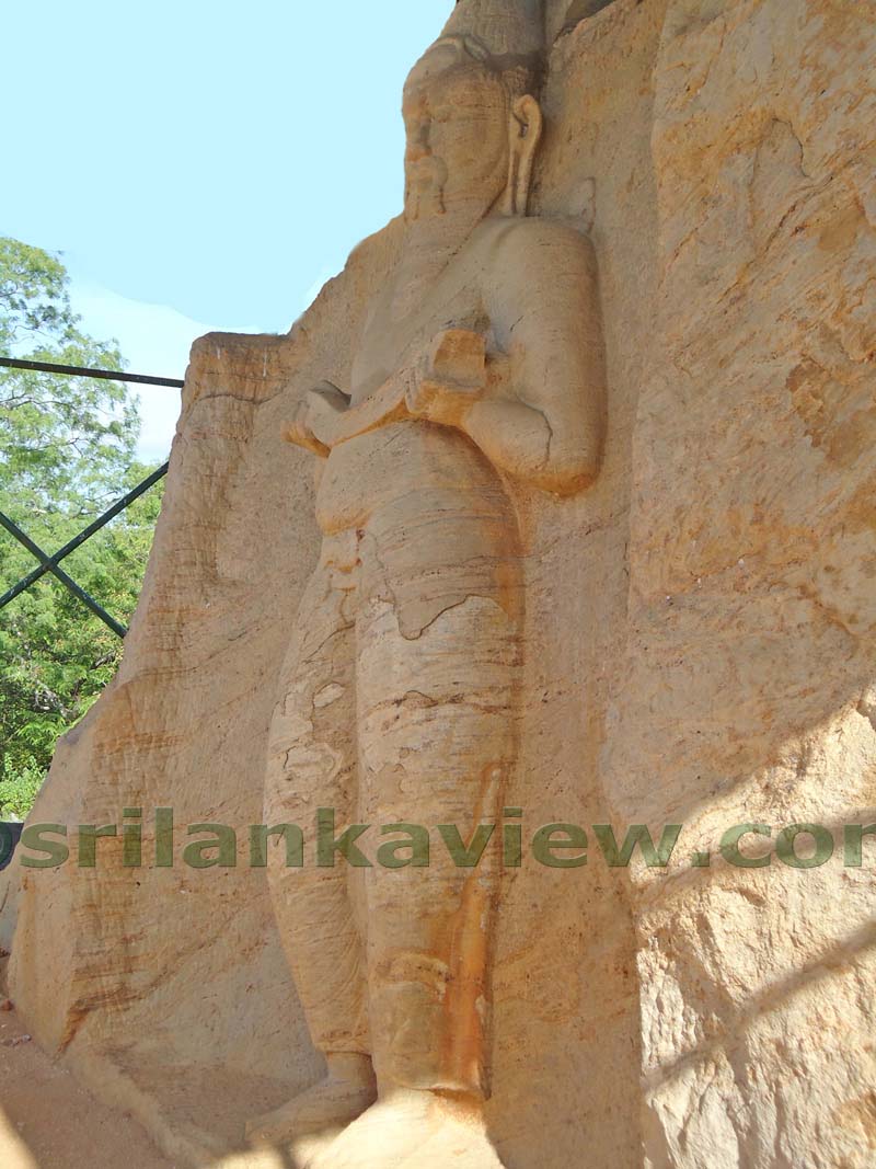 Side view of the Statue