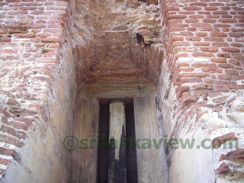One of the sub entrances to the Tivanka Pilimage, Polonnaruwa.