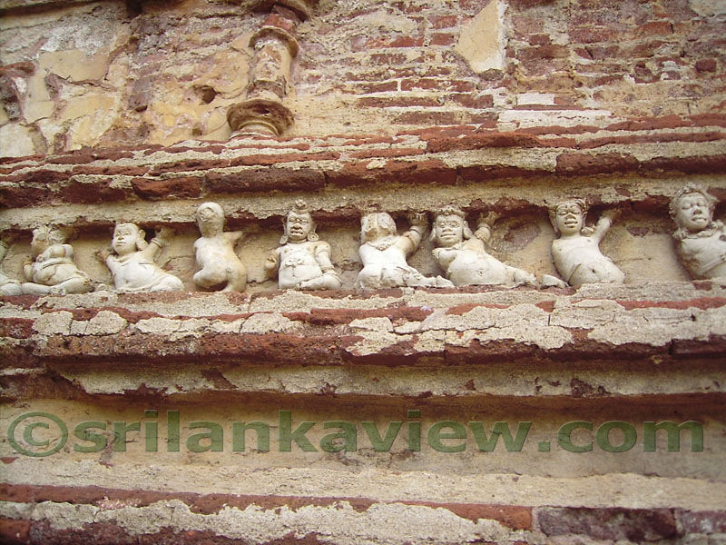 The Ganas or Dwarf figures at outer wall 