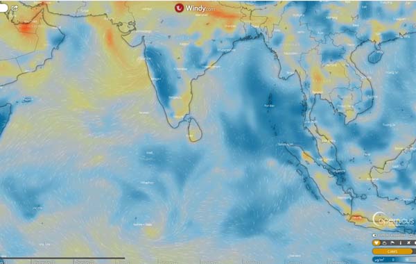 Air Quality-PM2.5 Map