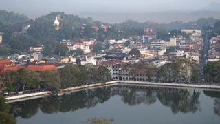 Kandy Town scene from Arthur's Seat View point
