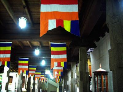 Drummers' courtyard area at Temple of the Tooth Relic