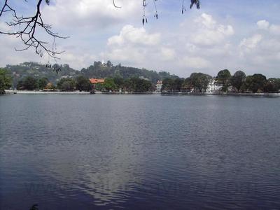  View across Kandy Lake.Notice the Queens Hotel and Boat House seen in the photo. 