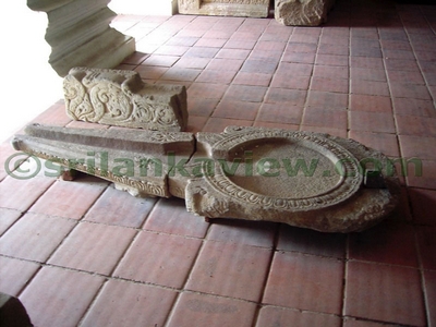 Magnificiently designed water duct [Wathura Peela ] used by the Royalty for bathing found at the Royal palace premises.
