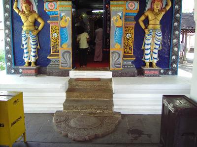Entrance to the Shrine Room, Vishnu Temple,Kandy.