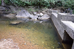 Kabaragala Waterfall water diversion to Tea Estate