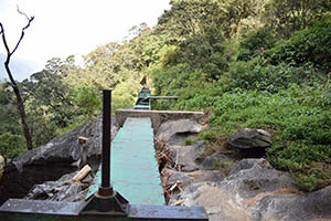 Kabaragala Waterfall water diversion to Tea Estate